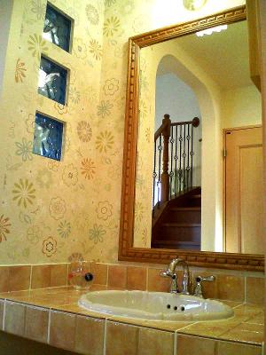 こだわりの手作り洗面化粧台