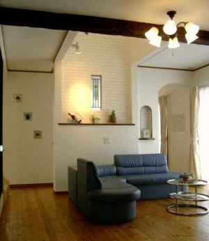 施主様がデザインしたオーダーリビング